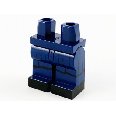 dark blue hips and legs with skirt with black gathers and shoes pattern