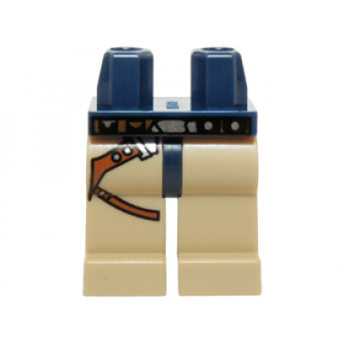 dark blue hips and tan legs with sw gunbelt pattern