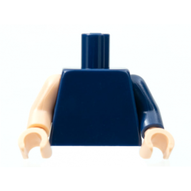 dark blue torso plain dark blue arm left light nougat arm right light nougat hands