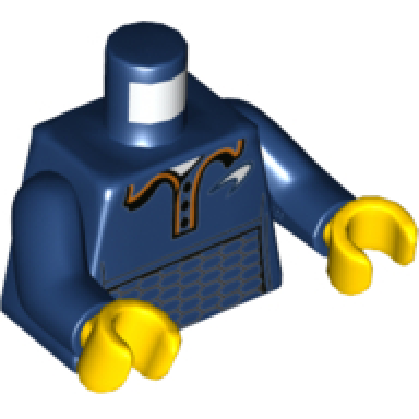 dark blue torso speed champions with mclaren logo mesh polo shirt pattern dark blue arms yellow hands