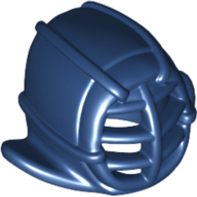 dark blue minifigure headgear ninjago kendo helmet