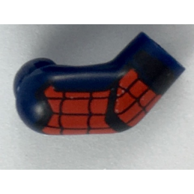 dark blue arm right with black and red webbing chevron pattern