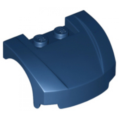 dark blue vehicle mudguard 3 x 4 x 1 2 3 curved front