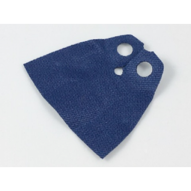 minifigure cape cloth short - shiny spongy stretchable fabric - height 3.7 cm