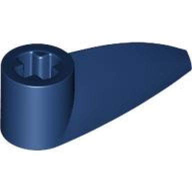 dark blue bionicle 1 x 3 tooth with axle hole bohrok eye
