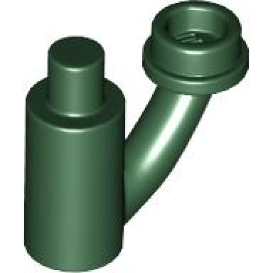 dark green plant stem stalk with bar bar holder and hollow stud