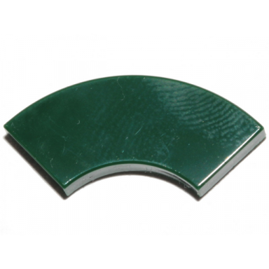 dark green tile round corner 2 x 2 macaroni