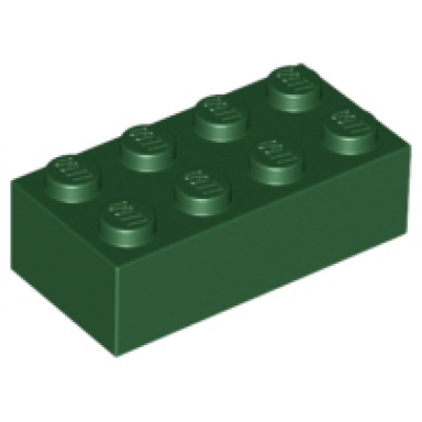 dark green brick 2 x 4