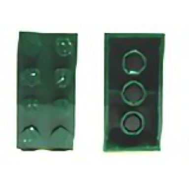 dark green magnet brick 2 x 4