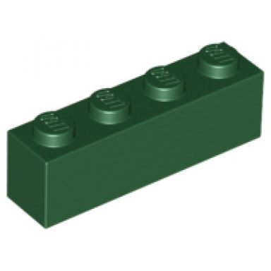 dark green brick 1 x 4