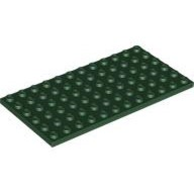 dark green plate 6 x 12