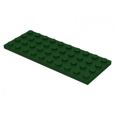 dark green plate 4 x 10