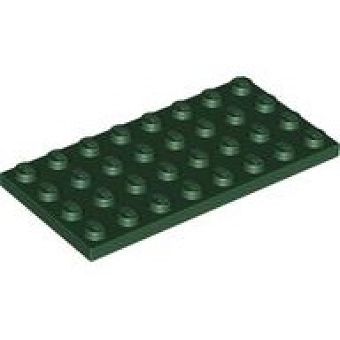 dark green plate 4 x 8