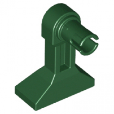 dark green leg mechanical droid with technic pin