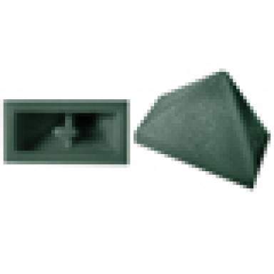 dark green slope 45 2 x 1 triple with inside bar