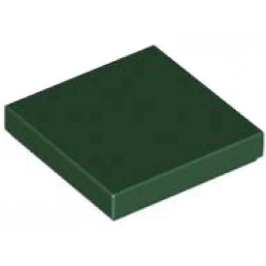 dark green tile 2 x 2