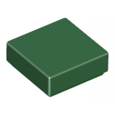 dark green tile 1 x 1