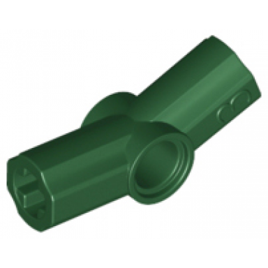dark green technic axle and pin connector angled 3 - 157.5 degrees