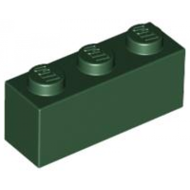 dark green brick 1 x 3