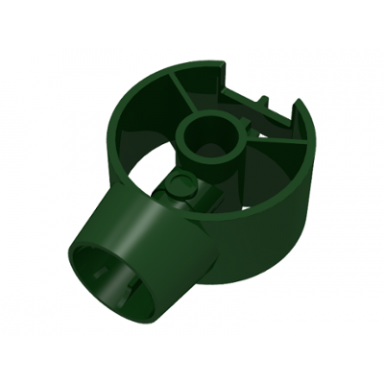dark green dinosaur neck tail ring