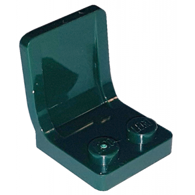dark green minifigure utensil seat chair 2 x 2