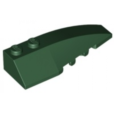 dark green wedge 6 x 2 right