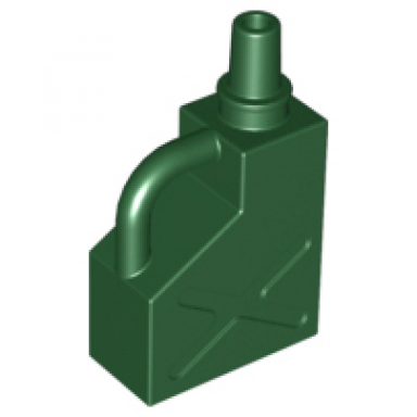 dark green duplo utensil gas container 1 x 2 x 2