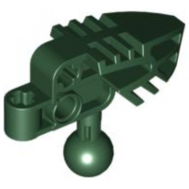 dark green bionicle head connector block vahki