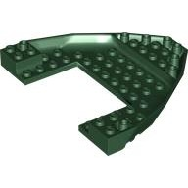 dark green boat bow brick 10 x 12 x 1 open