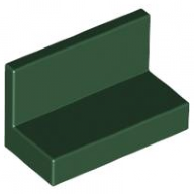 dark green panel 1 x 2 x 1