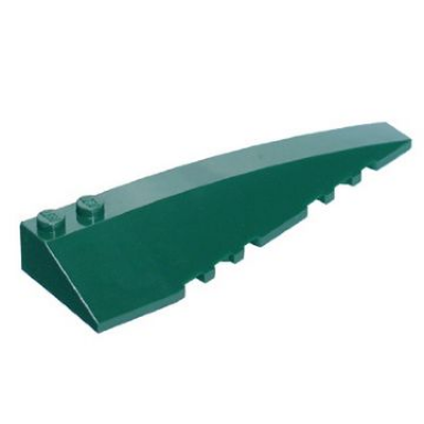 dark green wedge 10 x 3 right