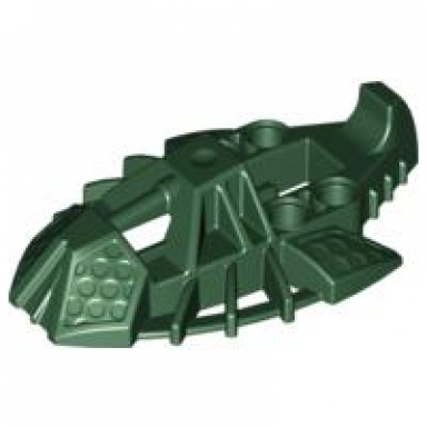 dark green bionicle foot toa inika elliptical