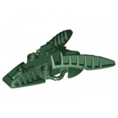 dark green bionicle foot piraka mechanical