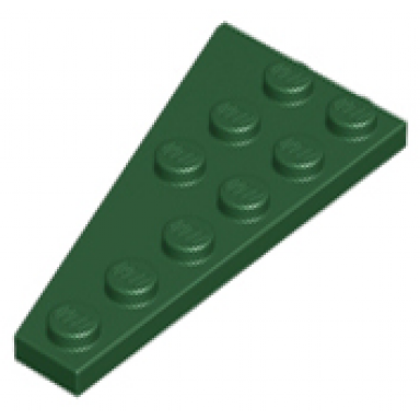 dark green wedge plate 6 x 3 right