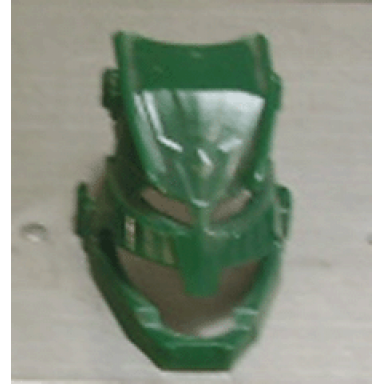 dark green bionicle mask from canister lid piraka zaktan - set 8903