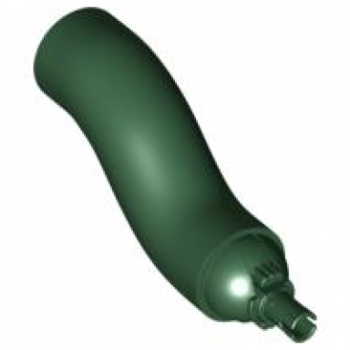 dark green serpent neck s-curve with same color rotation joint pin