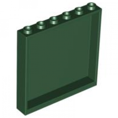 dark green panel 1 x 6 x 5