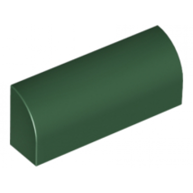 dark green slope curved 1 x 4 x 1 1 3