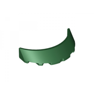 dark green windscreen 3 x 6 x 1 curved