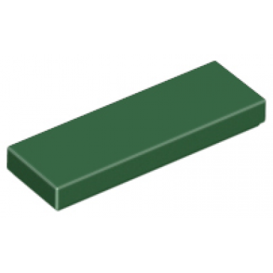 dark green tile 1 x 3