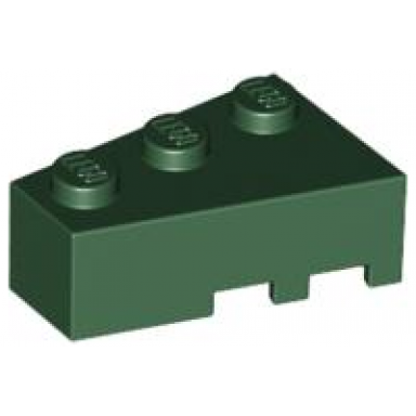 dark green wedge 3 x 2 left