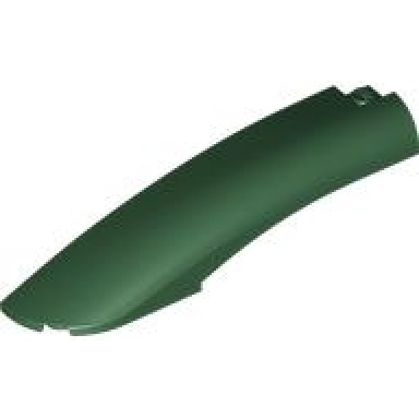 dark green wedge 10 x 2 x 2 left