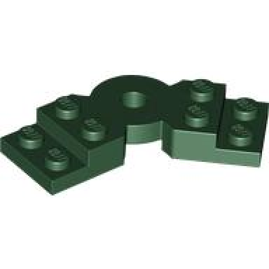 dark green plate modified 2 x 6 x 2 3 bent