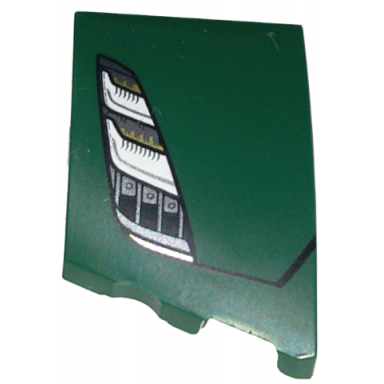 dark green wedge 3 x 2 right no studs with lotus evija car headlight pattern