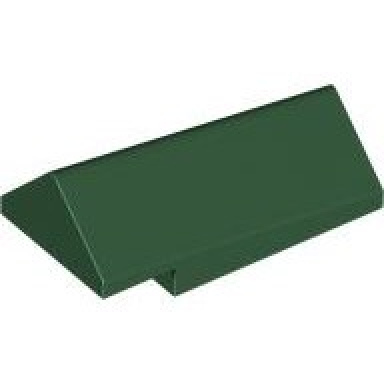 dark green slope 45 2 x 4 x 1 1 3 double tapered 