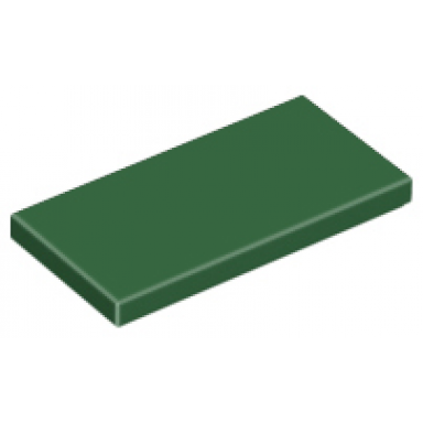 dark green tile 2 x 4