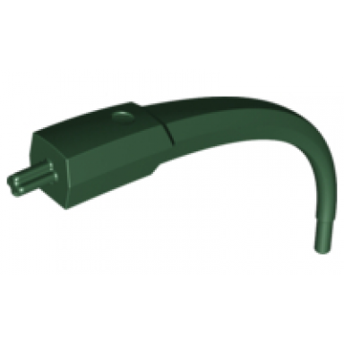 dark green large figure tail