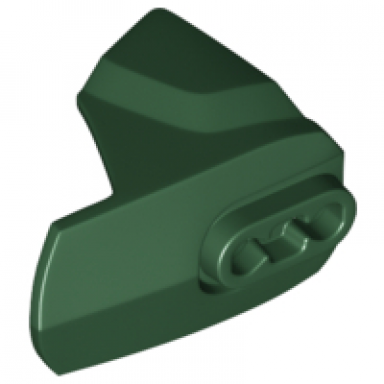 dark green hero factory armor with ball joint socket - size 4