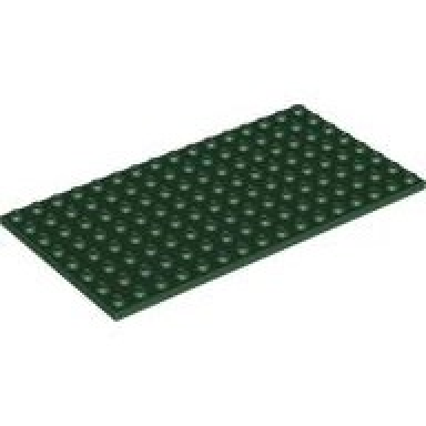 dark green plate 8 x 16