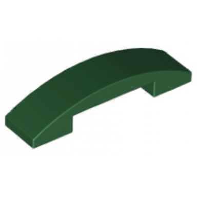 dark green slope curved 4 x 1 x 2 3 double